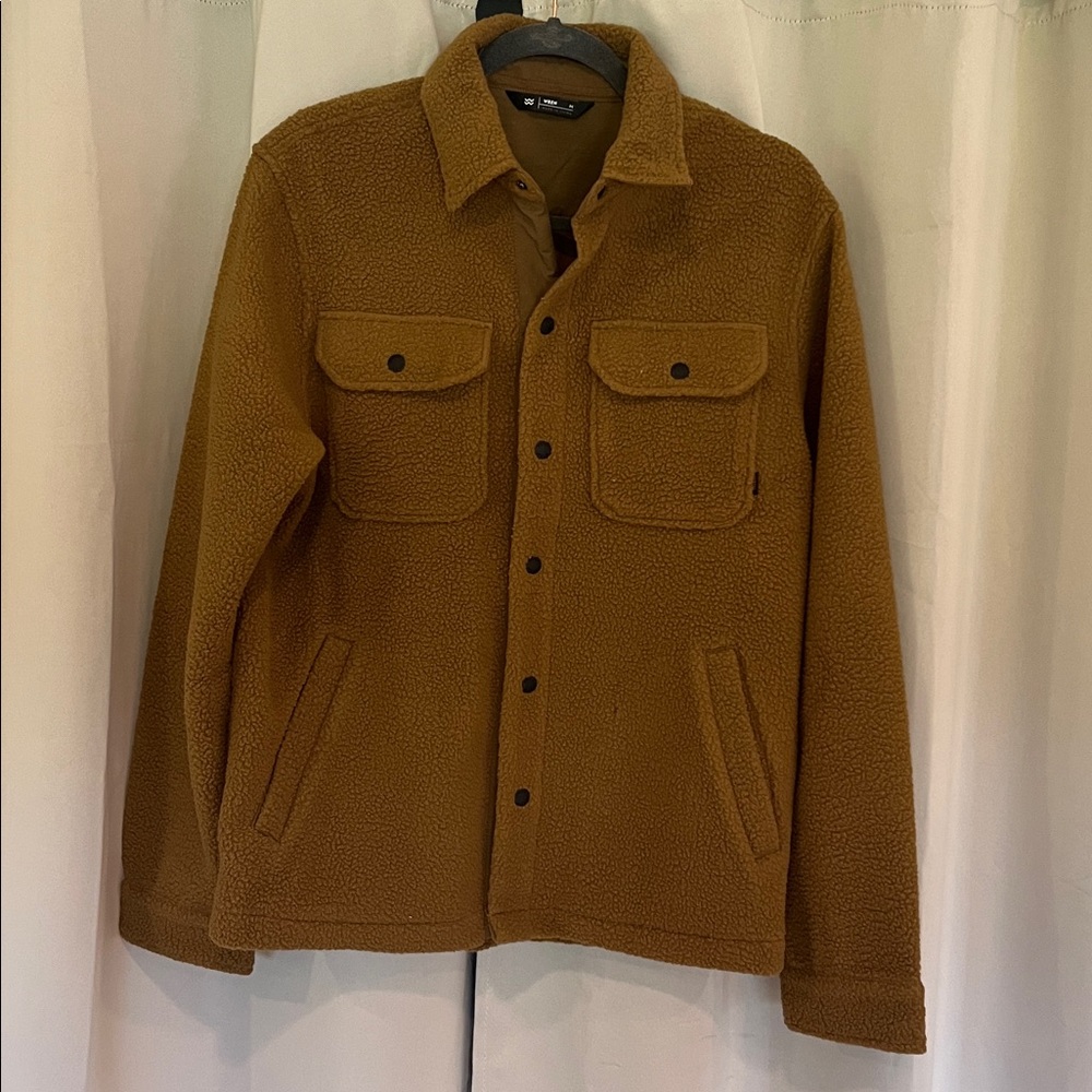 Men's Brown Sherpa Jacket/Shacket NWOT